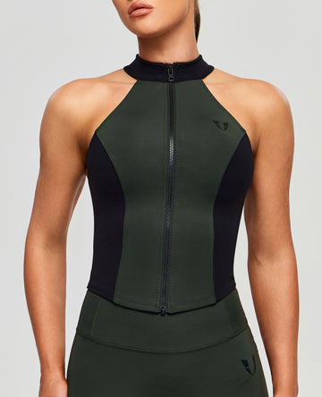 Deep Green and Black