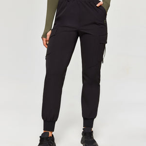 Moto Active Ankle Pants - Black
