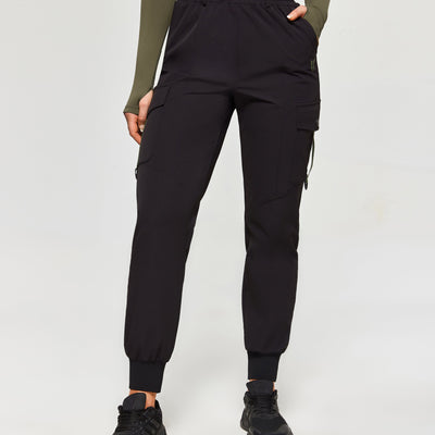 Moto Active Ankle Pants - Black