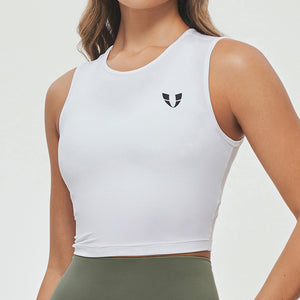 Seamless Athletic Tank - White