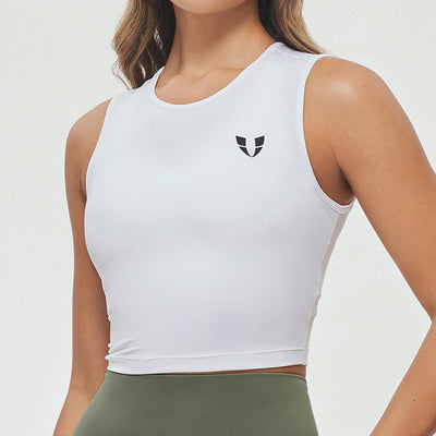 Seamless Athletic Tank - White