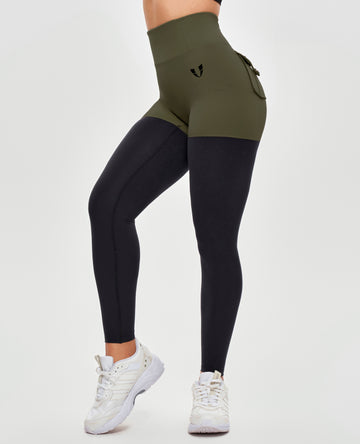 Dark Green and Black