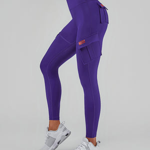 Solo Cargo Leggings - Deep Violet
