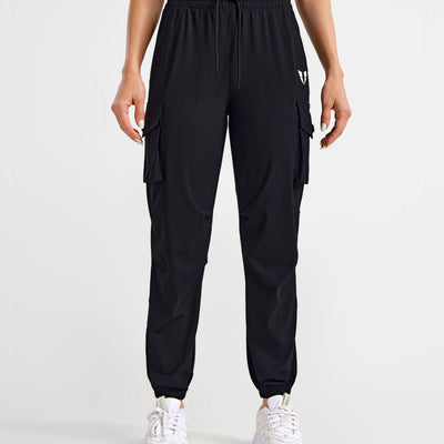 Cargo Pocket Joggers - Black