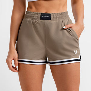 Firmabs Vivid Flow Shorts - Brown beige