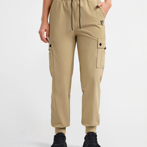 Cargo Pocket Moto leggings - Khaki