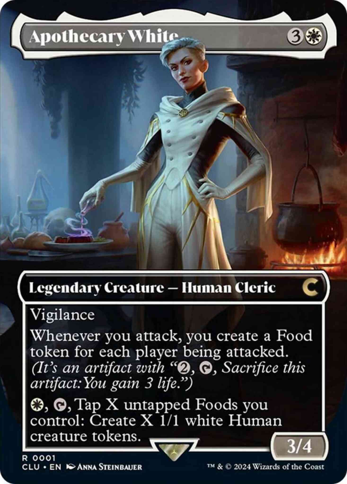Apothecary White [1] [Borderless] [Ravnica: Clue Edition] [Non-Foil]