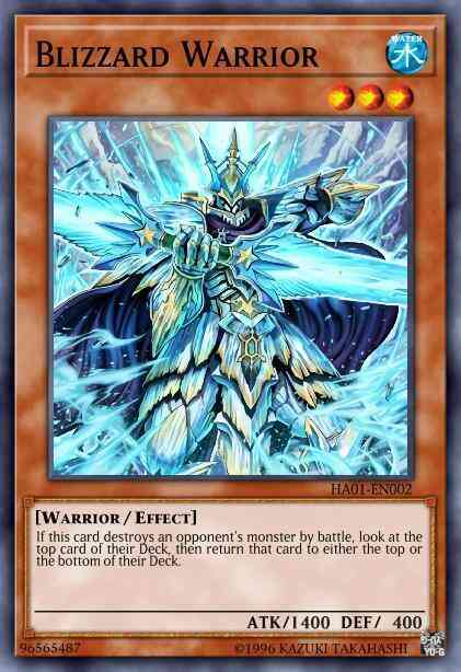 Blizzard Warrior - HA01-EN002 - Super Rare - Limited