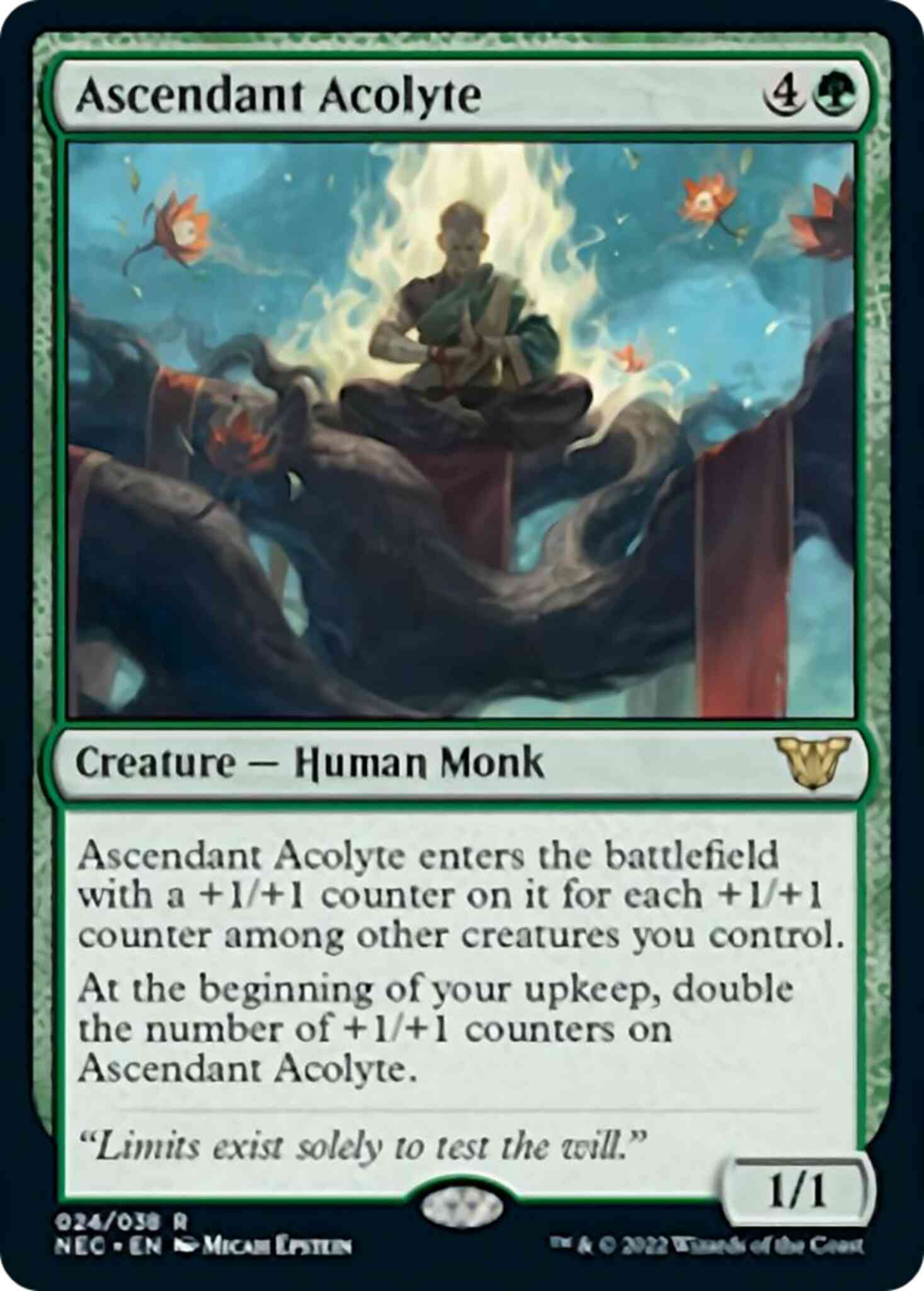 Ascendant Acolyte [24] [Kamigawa: Neon Dynasty: Commander] [Non-Foil]