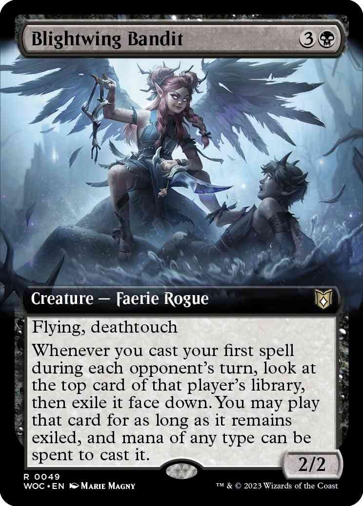 Blightwing Bandit [49] [Extended Art] [Wilds of Eldraine: Commander] [Non-Foil]