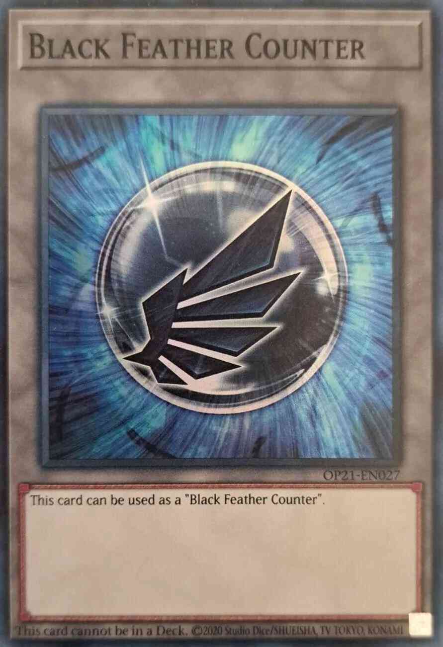 Black Feather Counter - OP21-EN027 - Super Rare - Unlimited