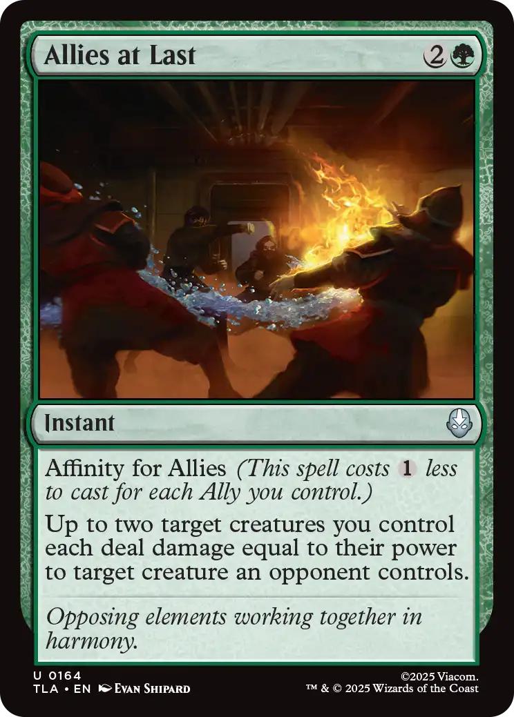 Allies at Last [164] [Avatar: The Last Airbender] [Non-Foil]