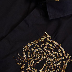 Black Embroidered Shirt