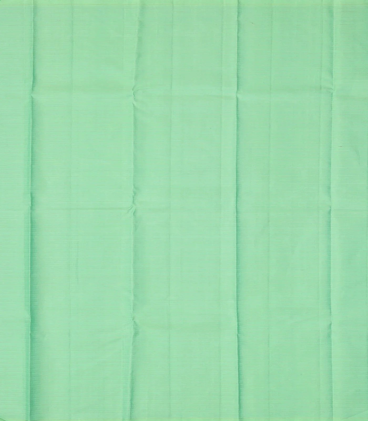 Lime Green Handloom Kanchipuram Silk Saree With Checks