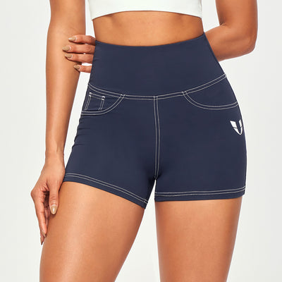 Cargo Short Shorts - Navy Blue