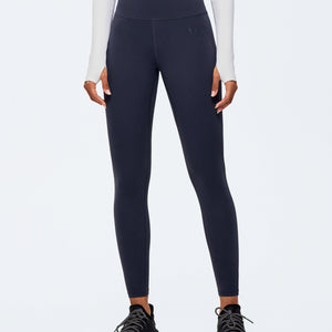 Compression Waist Leggings - Dark Blue