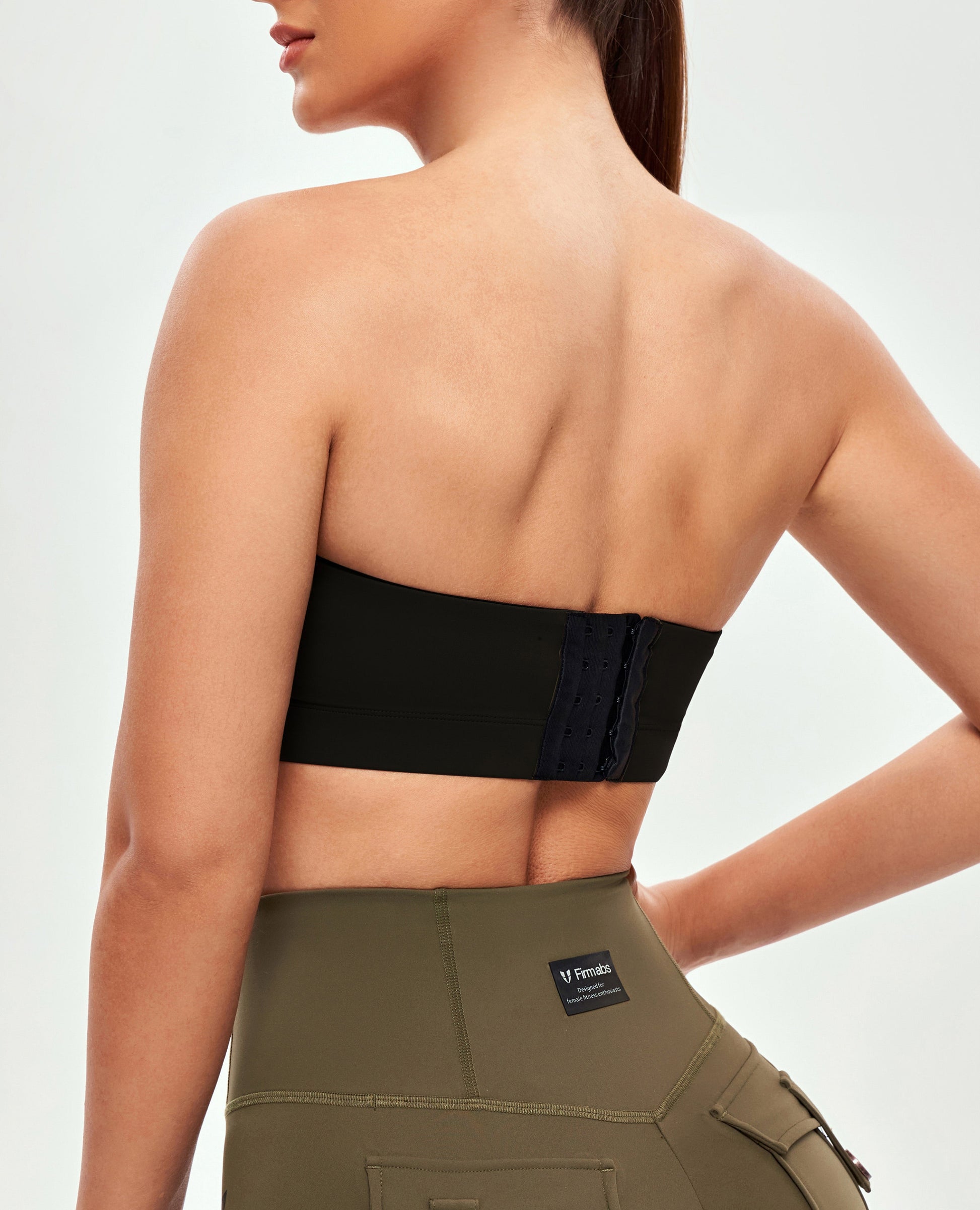 Strapless Sports Bra - Black