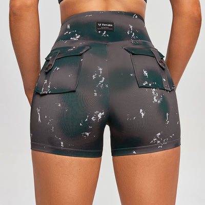 Cargo Short Shorts - Phantom Tie Dye