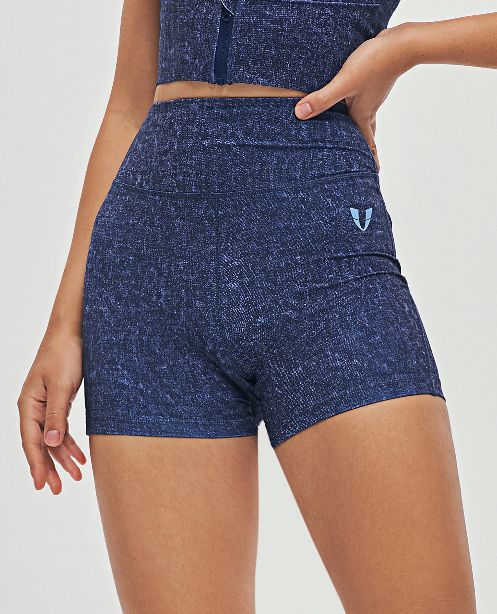 Cargo Short Shorts - Denim Blue