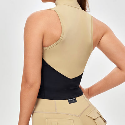 Army Abs Tank - Khaki Yellow and Black