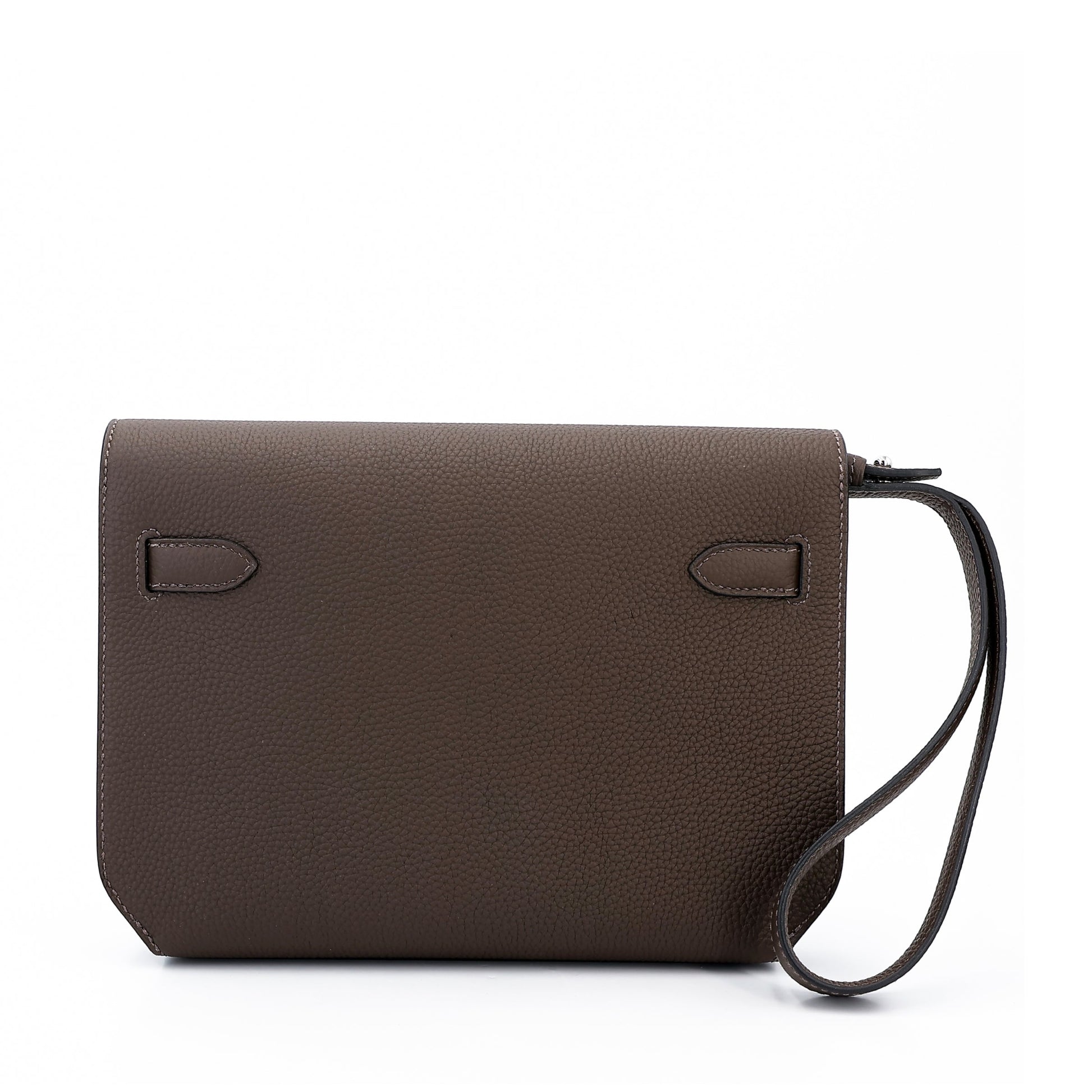 HERMÈS Kelly depeches 25 Ecorce (4C) Togo Palladium hardware