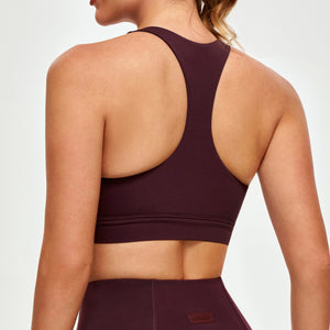Energy Sports Bra - Wine Red