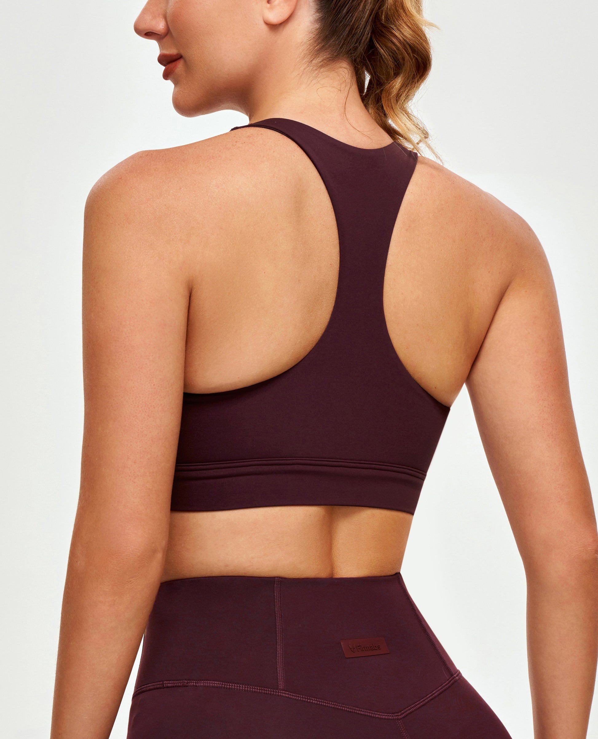 Energy Sports Bra - Wine Red