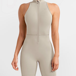 Cargo Pocket Bodysuit Short - Khaki