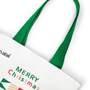 Firmabs Christmas Canvas Bag - White