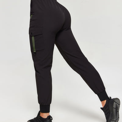Moto Active Ankle Pants - Black