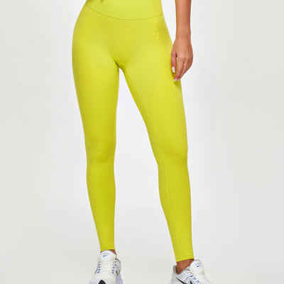 Seamless Scrunch Butt Leggings - Yellow