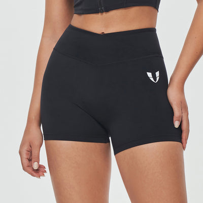 V-waist Cargo Shorts Plus - Black