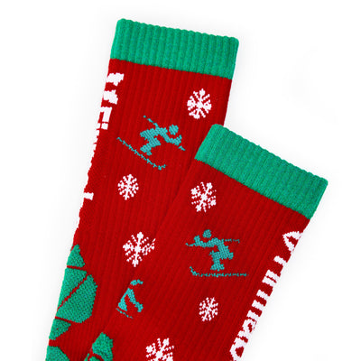 Firm abs Christmas Stockings - Red