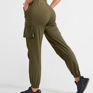 Cargo Pocket Joggers - Rock Gray Green