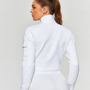 Futuristic Tech Active Jacket - White