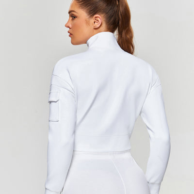 Futuristic Tech Active Jacket - White