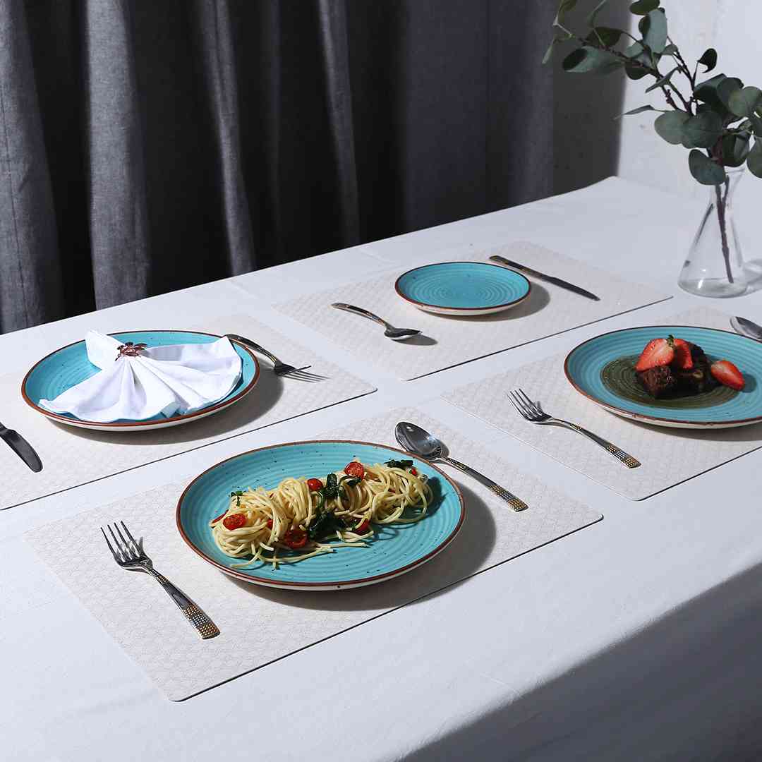 Valentina Reversible Diamond & Textured Placemat Set of 6