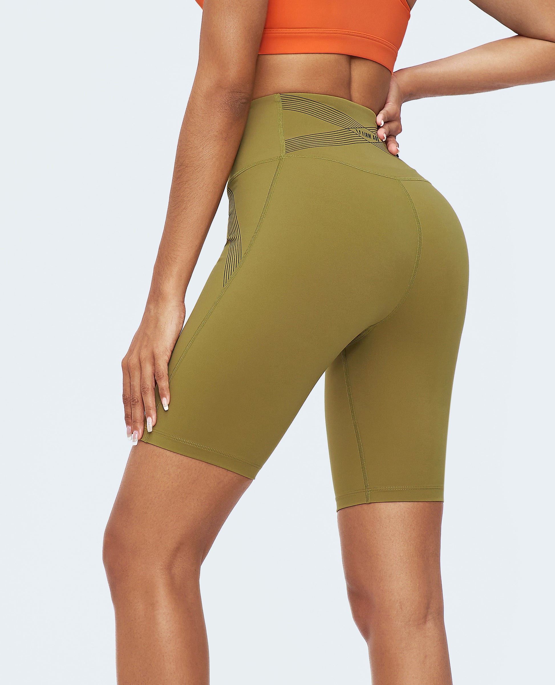 Power Cycling Shorts - Moss Green