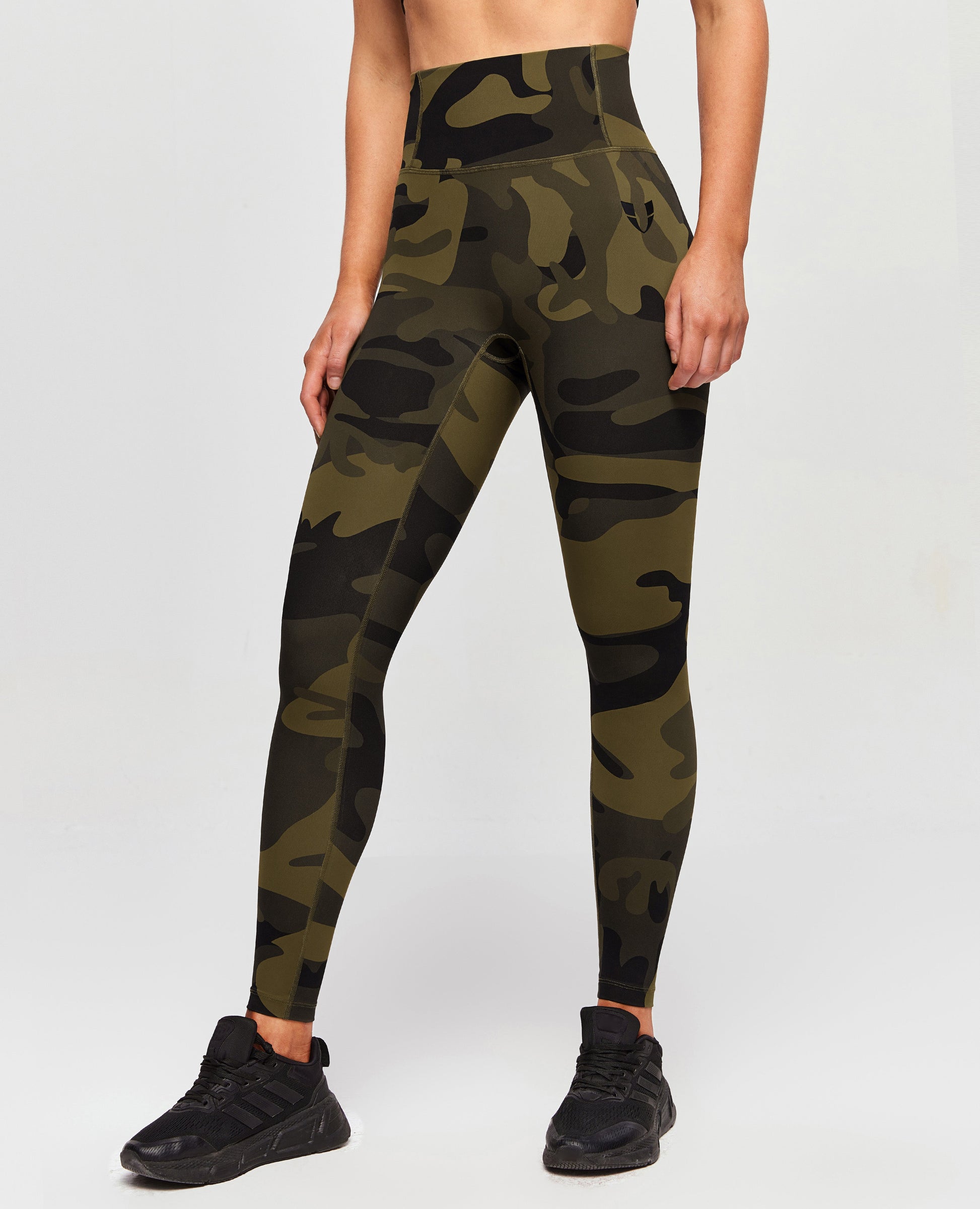 Scrunch Butt Leggings - Olive Green Camo