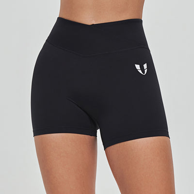 V-waist Cargo Shorts - Black