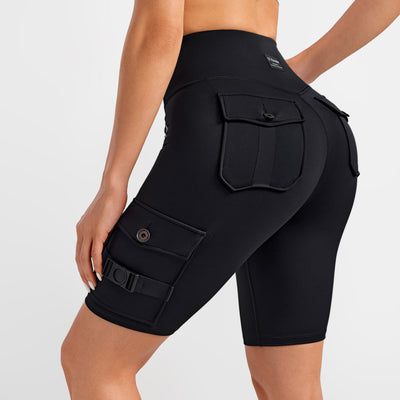 Active Cargo Shorts - Black
