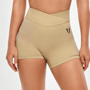 V-waist Cargo Shorts Plus-Khaki Yellow