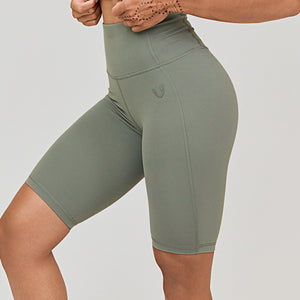 High-rise Training Shorts - Green