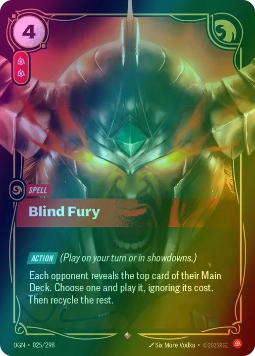 Blind Fury - 025/298 [Origins] [Foil]