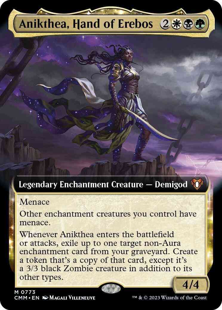 Anikthea, Hand of Erebos [773] [Extended Art] [Commander Masters] [Non-Foil]