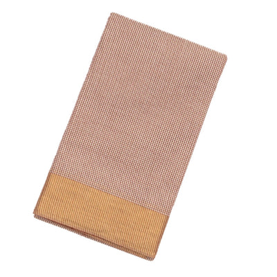 Brown Handloom Rasipuram Cotton Saree With Checks