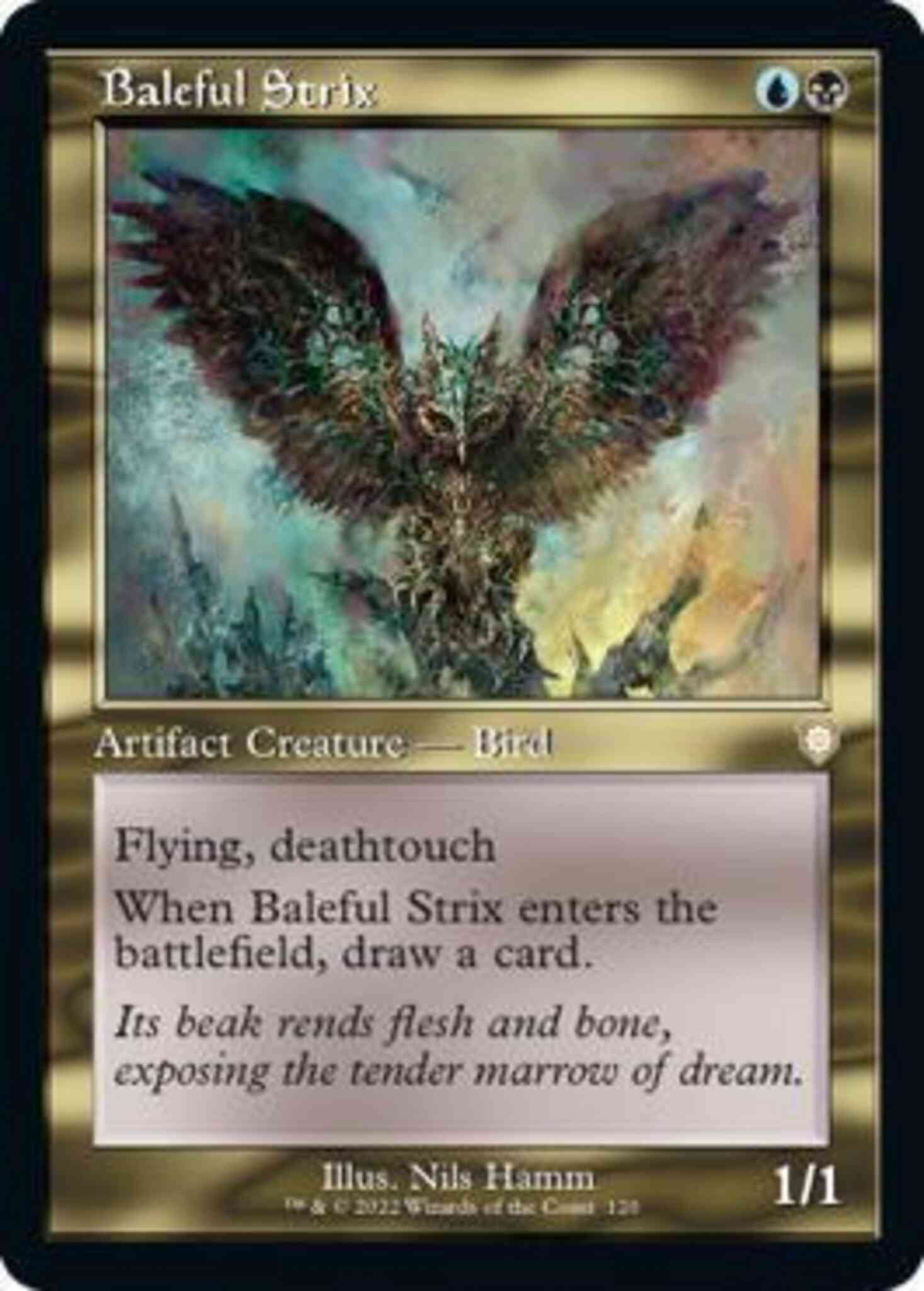 Baleful Strix [120] [Retro Frame] [The Brothers' War: Commander] [Non-Foil]