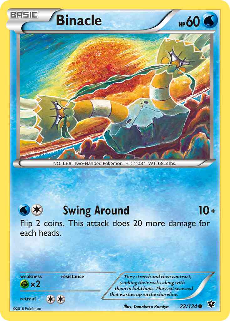 Binacle - 22/124 - Common [xy10-22] [Non-Holo]