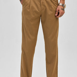 Brown Slim Fit Trousers