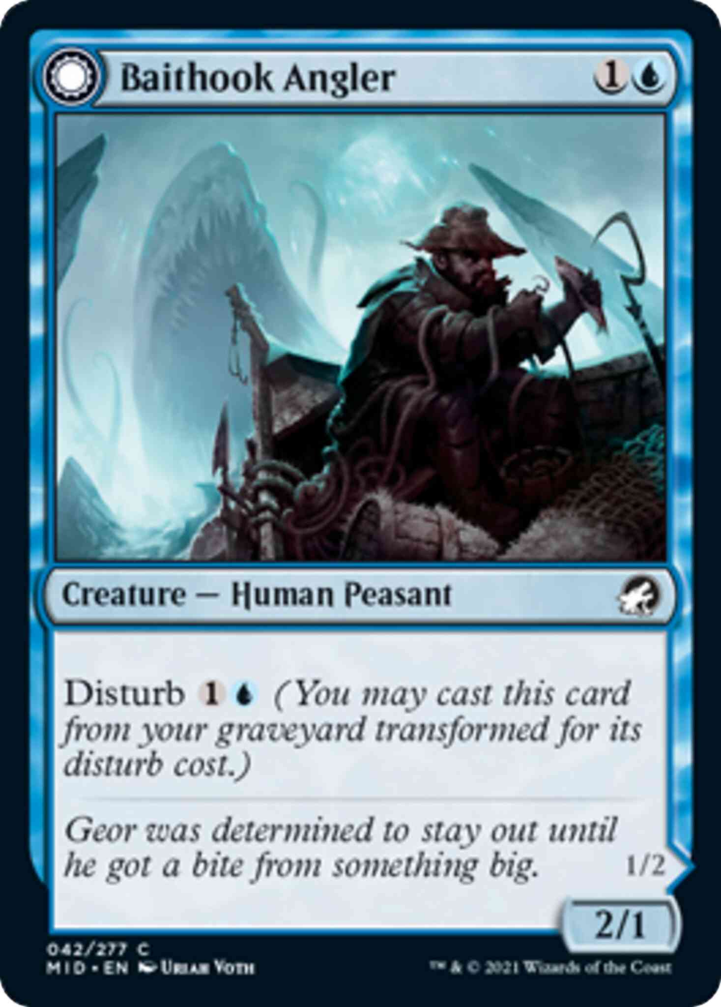 Baithook Angler // Hook-Haunt Drifter [42] [Innistrad: Midnight Hunt] [Non-Foil]